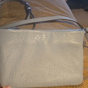 Women's Light Blue Leather Bag